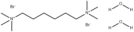 1,6-Hexanediaminium, N1,N1,N1,N6,N6,N6-hexamethyl-, bromide, hydrate (1:2:2),5187-74-6,结构式