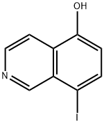 5-Isoquinolinol, 8-iodo- Struktur