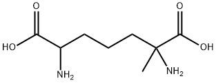 Heptanedioic acid, 2,6-diamino-2-methyl- Structure