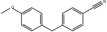 Benzonitrile, 4-[(4-methoxyphenyl)methyl]- Structure