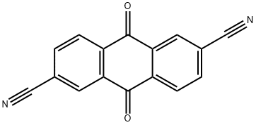 2,6-Anthracenedicarbonitrile, 9,10-dihydro-9,10-dioxo- 化学構造式