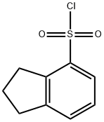 1H-Indene-4-sulfonyl chloride, 2,3-dihydro- Struktur