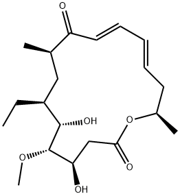 19-デオキソ-9-デオキシ-9-オキソロイコノリド 化学構造式