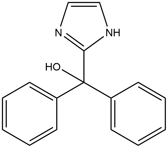 (1H-咪唑-2-基)二苯甲醇,5228-76-2,结构式