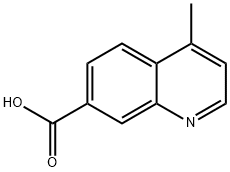 7-Quinolinecarboxylic acid, 4-methyl- Structure