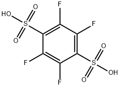 1,4-Benzenedisulfonic acid, 2,3,5,6-tetrafluoro- Struktur