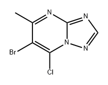 [1,2,4]Triazolo[1,5-a]pyrimidine, 6-bromo-7-chloro-5-methyl-|6-溴-7-氯-5-甲基-[1,2,4]三唑并[1,5-A]嘧啶