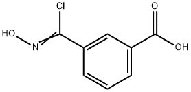 Benzoic acid, 3-[chloro(hydroxyimino)methyl]- Structure