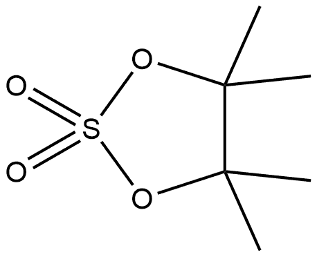 1,3,2-Dioxathiolane, 4,4,5,5-tetramethyl-, 2,2-dioxide Struktur