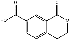 1-oxo-3,4-dihydro-1H-2-benzopyran-7-carboxylic acid 结构式