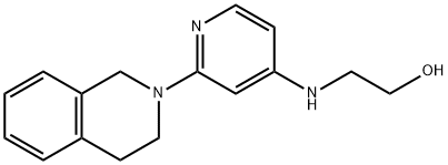 2-((2-(3,4-Dihydroisoquinolin-2(1H)-yl)pyridin-4-yl)amino)ethanol Structure