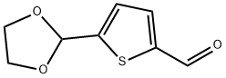 5-(1,3-dioxolan-2-yl)thiophene-2-carbaldehyde Structure