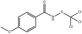 Benzamide, 4-methoxy-N-[(trichloromethyl)thio]-