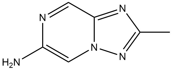 2-Methyl-[1,2,4]triazolo[1,5-a]pyrazin-6-amine,52546-64-2,结构式
