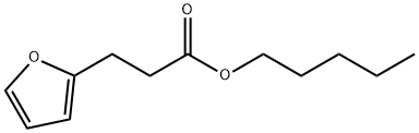 2-Furanpropanoic acid pentyl ester Struktur