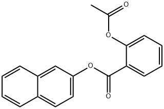 Naphthalen-2-yl 2-acetoxybenzoate,52602-14-9,结构式