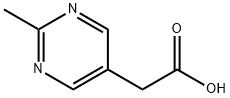 5-Pyrimidineacetic acid, 2-methyl- Struktur