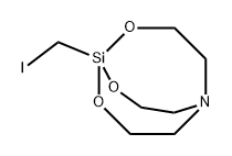 2,8,9-Trioxa-5-aza-1-silabicyclo[3.3.3]undecane, 1-(iodomethyl)- 化学構造式