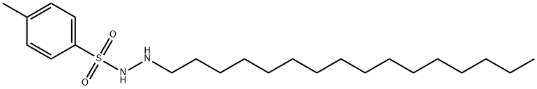 Benzenesulfonic acid, 4-methyl-, 2-hexadecylhydrazide Structure