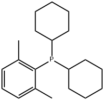 Phosphine, dicyclohexyl(2,6-dimethylphenyl)- Structure