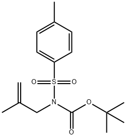 Carbamic acid, [(4-methylphenyl)sulfonyl](2-methyl-2-propenyl)-, 1,1-dimethylethyl ester (9CI) 结构式