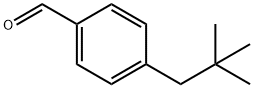 Benzaldehyde, 4-(2,2-dimethylpropyl)- Struktur