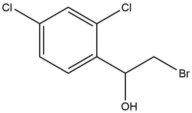 α-(Bromomethyl)-2,4-dichlorobenzenemethanol,53066-15-2,结构式