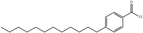 Benzoyl chloride, 4-dodecyl- Structure