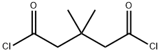 Pentanedioyl dichloride, 3,3-dimethyl- Struktur