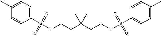 1,5-Pentanediol, 3,3-dimethyl-, 1,5-bis(4-methylbenzenesulfonate) 化学構造式