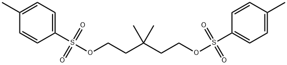 1,5-Pentanediol, 3,3-dimethyl-, 1,5-bis(4-methylbenzenesulfonate) Struktur