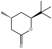 2H-Pyran-2-one, 6-(1,1-dimethylethyl)tetrahydro-4-methyl-, (4R,6S)-