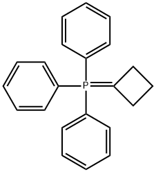 Phosphorane, cyclobutylidenetriphenyl- Structure