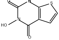 3-羟基噻吩并[2,3-D]嘧啶-2,4(1H,3H)-二酮,53229-49-5,结构式