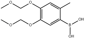 Boronic acid, [4,5-bis(methoxymethoxy)-2-methylphenyl]- (9CI) Struktur