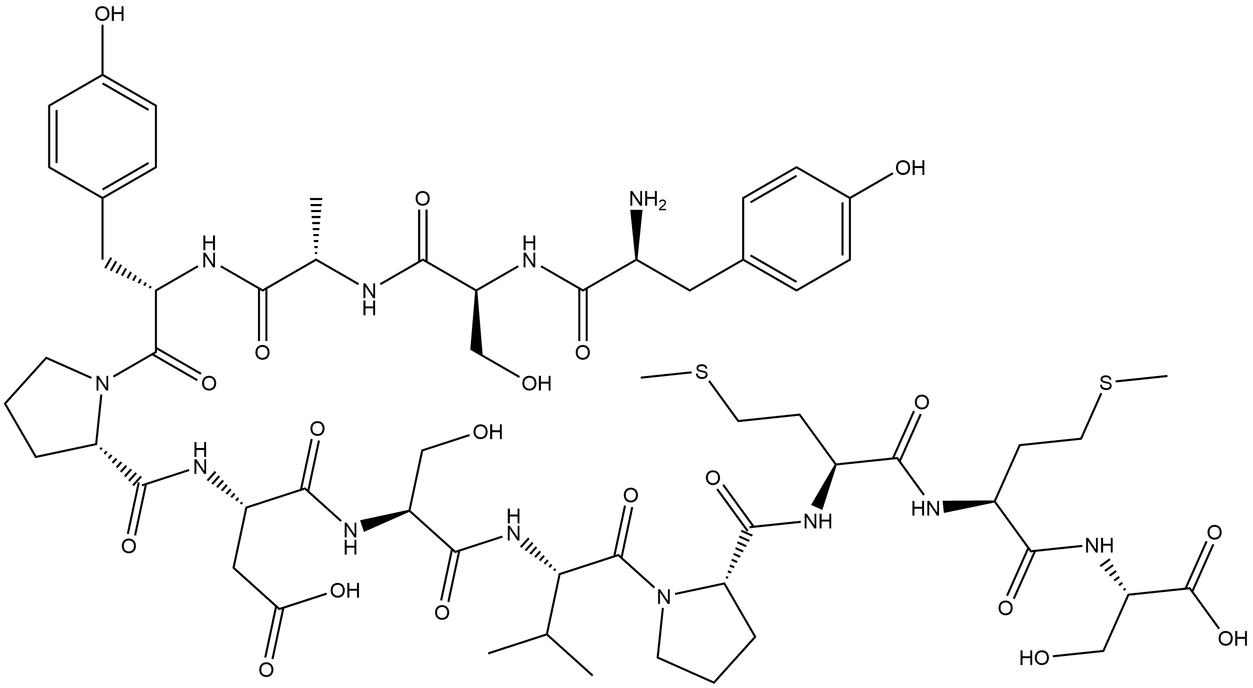 EPHRIN-A2-SELECTIVE YSA-PEPTIDE,532441-10-4,结构式