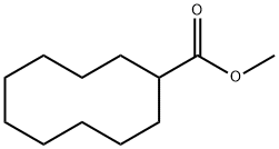 Cyclodecanecarboxylic acid, methyl ester Structure