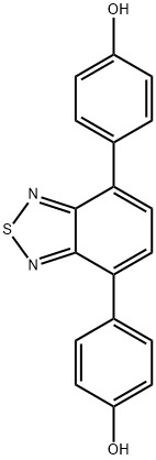 Phenol, 4,4'-(2,1,3-benzothiadiazole-4,7-diyl)bis- Structure