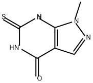 4H-Pyrazolo[3,4-d]pyrimidin-4-one, 1,5,6,7-tetrahydro-1-methyl-6-thioxo-