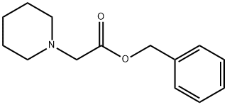 1-Piperidineacetic acid, phenylmethyl ester,53342-22-6,结构式