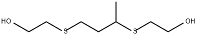 Ethanol, 2,2'-[(1-methyl-1,3-propanediyl)bis(thio)]bis- 化学構造式
