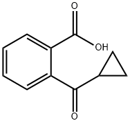 2-Cyclopropanecarbonyl-benzoic acid Structure