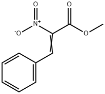 2-Propenoic acid, 2-nitro-3-phenyl-, methyl ester 结构式