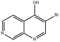 1,7-Naphthyridin-4-ol, 3-bromo- Structure