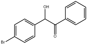 2-(4-溴苯基)-2-羟基-1-苯基乙烷酮-, 53458-14-3, 结构式