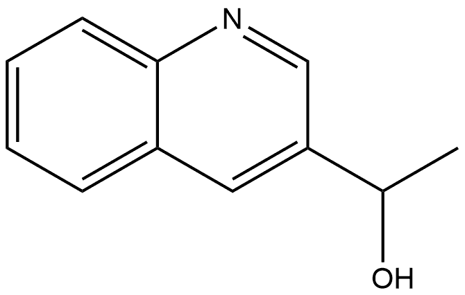 3-Quinolinemethanol, α-methyl-, (+)- 化学構造式