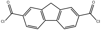 9H-Fluorene-2,7-dicarbonyl dichloride Structure