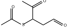 Ethanethioic acid, S-[2-oxo-1-(2-oxoethyl)propyl] ester Structure