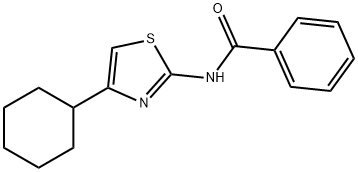 Benzamide, N-(4-cyclohexyl-2-thiazolyl)- Structure