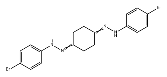 1,4-Cyclohexanedione, 1,4-bis[2-(4-bromophenyl)hydrazone]